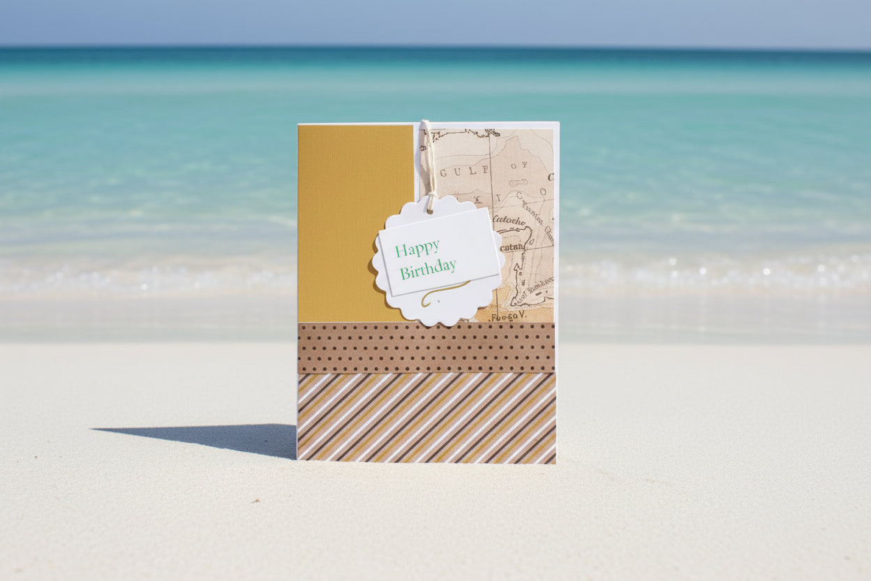 Adventure Birthday Card – Travel Lover Birthday Greeting Card