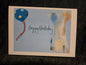 Birthday Card for Her – Polka Dot Balloon & Colorful Dress Greeting Card