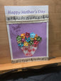 Handmade Mother's Day Card- Thank you Mom Mother's Day Card -Keepsake Mother's Day Card